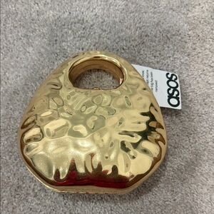 ASOS Gold Clutch Bag